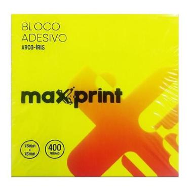 Imagem de Bloco Adesivo Para Lembretes Recados 76x76mm - Maxprint