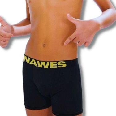 Imagem de Kit 10 Cuecas Boxer Juvenil Conforto Masculina Até 16 Anos - Miamore, 