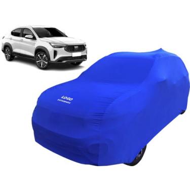 Imagem de Capa De Tecido Para Proteger Carro Fiat Fastback - Mz, Azul