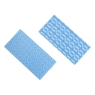 Imagem de Kit Carimbo modelo Mosaico para bolo 6,9x14,7x0,3cm 2un - Cromus