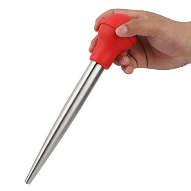 Imagem de Aço Inoxidável Peru Ferramenta Marinada Tempero Injector Cozinha Sabor Seringa Bomba de Basting para Entusiastas de Cozinha