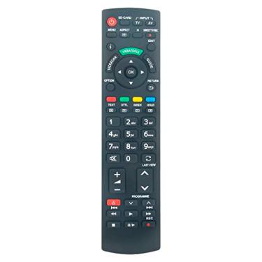 Imagem de 2IN1 N2QAYB000487 N2QAYB000239 Novo controle remoto de substituição adequado para Panasonic TV P42X25ES TX-P46S20B TX-P46S20BA TX-P46S20E TX-P46U20E TX-P50C2B TX-P50C2B 2E TX-P 50C3B TX-P50C3E
