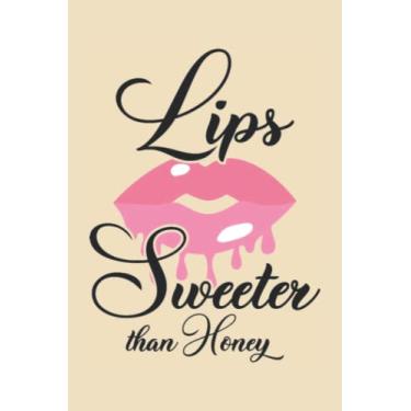 Imagem de Lips Sweeter Than Honey 3 Notebook: Vanilla Custard Yellow Matte Finish Lined Journal, 6 x 9 120 Pages, Gift For Thinkers, List Makers and Doers (Lips Sweeter Than Honey 3 Journal)