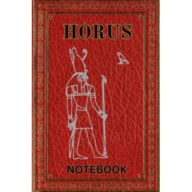 Imagem de Horus Notebook: 100 Page Line. Egyptian God Themed Journal