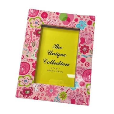 Imagem de IEUDNS Porta-retratos, porta-retratos, suporte moderno e elegante para exibição de fotos, ornamento de mesa para decoração de casa, escritório, corredor e, Rosa