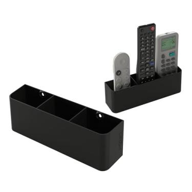 Imagem de Suporte Para Controle Remoto Tv Ar Condicionado De Parede (Preto)