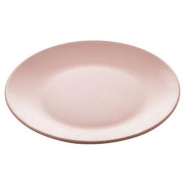Imagem de Prato de Cerâmica Redondo 27cm Rosa Raso Lyor - Cronus