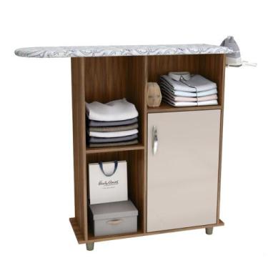 Imagem de Tábua de Passar Roupa Miami com 1 Porta e Nicho - Loja DoceLar, Freijo