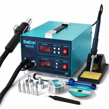 Imagem de Estação de Solda BAKON BK701D 700W 2 em 1 - Retrabalho com Ar Quente e