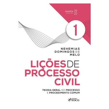 Imagem de Lições De Processo Civil - Volume 1 - 4ª Ed - 2025