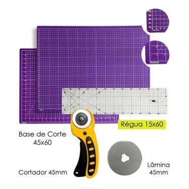 Imagem de Base De Corte Apoio Para Mesa A2 60x45 Cortador Circular 45mm + 1 Lami