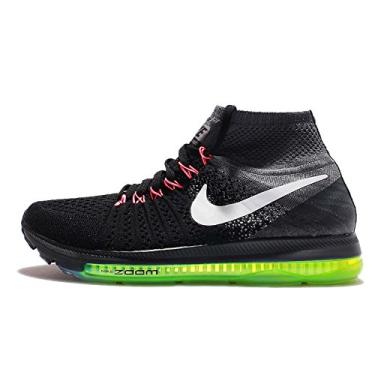 Imagem de NIKE Womens Zoom All Out Flyknit Running Trainers 845361 Sneakers Shoes (US 5.5, Black White Cool Grey 002)