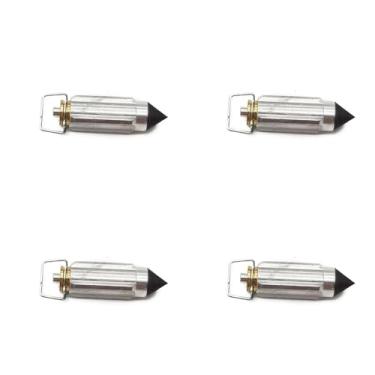 Imagem de Kit de reparo de carburador de motocicleta agulha flutuante compatível com GZ250 1999-2009 GZ 250 GS500F 2004-2009 GS500 GS 500 F 500F (4 conjuntos)