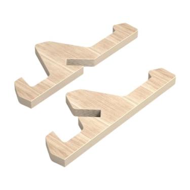 Imagem de Vaveren Skateboard rack snowboard stand de madeira base estável estável prática titular longa titular surfboard rack rack para skate shop