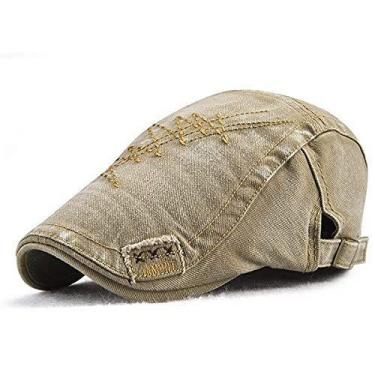 Imagem de Boina Estilosa Italiana Moderna Tampa Plana Chapéu Unissex Ajustável M