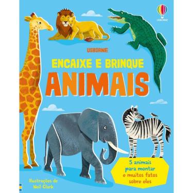 Imagem de Animais para Montar | Editora Usborne | Livro Infantil Interativo