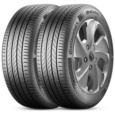 Imagem de Kit 2 Pneu Aro 16 205/55R16 Continental 91V tl UltraContact