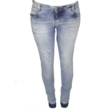 Imagem de Calça isabelli c/barra desmanchada - morena rosa -jeans 38