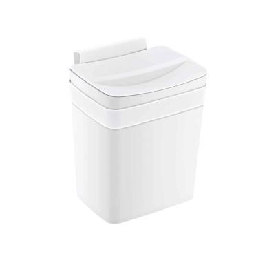 Imagem de Lixeira Mood Com Suporte Removível 4 L Branco - Goedert