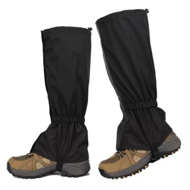 Imagem de Polainas para caminhadas, polainas de perna impermeáveis para mulheres e homens, botas de caminhada com alça de pé ajustável, bota leve para caça
