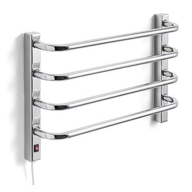 Imagem de Toalheiro Termico Pequeno Cromado 220V Direito + Timer Digital