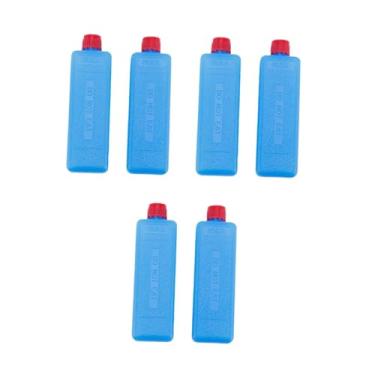 Imagem de Aymzbd 6x Blocos de refrigerador de gelo de resfriamento de resfriamento simplesmente permanece congelado para um portátil portátil para a família