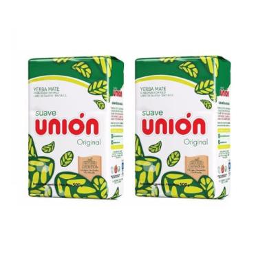 Imagem de 2 Erva Mate Chimarrão UNION SUAVE ORIGINAL Argentina 500g