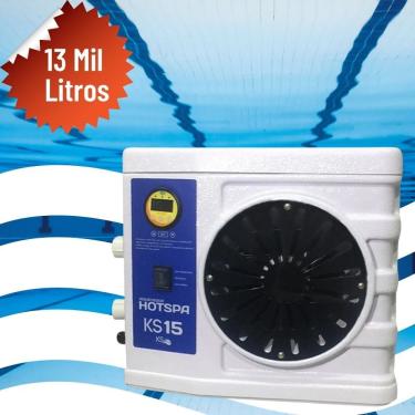 Imagem de Bomba Trocador De Calor Para Aquecimento De Piscina Até 13 Mil Litros Ks15 - Ks Aquecedores