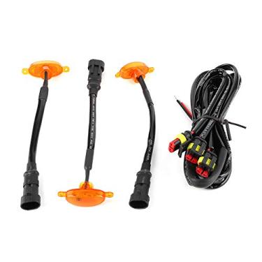 Imagem de Luzes de LED de Grade Automática 3PCS, Lâmpada de Capa de Pára -choques Dianteiro Fit for 2014 2017 Luzes de Grade LED Grade de Carro de Carro