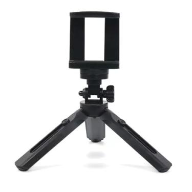 Imagem de Suporte de mini tripé de mesa 360° ajustável Articulado Giratório Flexível Portátil Universal para telefones celulares, câmeras e Gopro para foto Forografia Filmagem Imagem