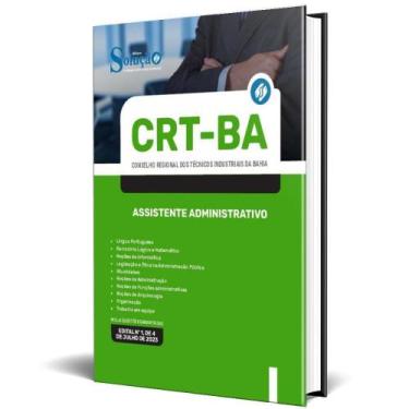 Imagem de Apostila Crt-Ba 2023 - Assistente Administrativo - Editora Solucao