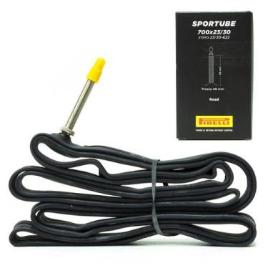 Imagem de Câmara de Ar Pirelli 700x23/30C Sportube Valvula Presta 48mm