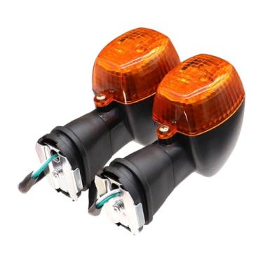 Imagem de KiBcsLic 2 peças de acessórios para setas de motocicleta, luzes de modificação, indicadores de alto desempenho para ZXR250R Z750 400R Z1000, Amarelo