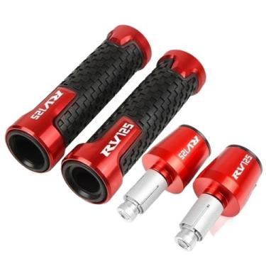 Imagem de Motorcycle Throttle Handle Grips，replacement part，Handlebar Grips Powersports Grips Accessories,For Suzuki RV125 RV 125 2003-2016 2015 2014 2013