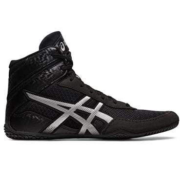 Imagem de ASICS Tênis de luta livre masculino MATCONTROL 3, Preto/prata pura, 39