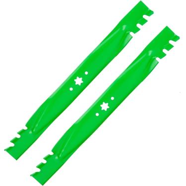 Imagem de Youxmoto Lâmina de cortador adequada para MTD T150 T1600 T1700 T1900 T225 T240 T8200 T8600 Z530 Z6400, para Cub Cadet RZT 942-04290 942-04244 74224 -0424 4 742-04290 942-04244A Cobertura dentada