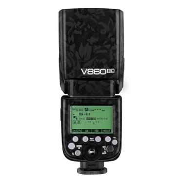 Imagem de Acessórios de fotografia para Godox V860 II Decalque Skin Vinyl Wrap Film Camera Flash Body Protective Sticker Coat V860 II (Shadow Camo Black)