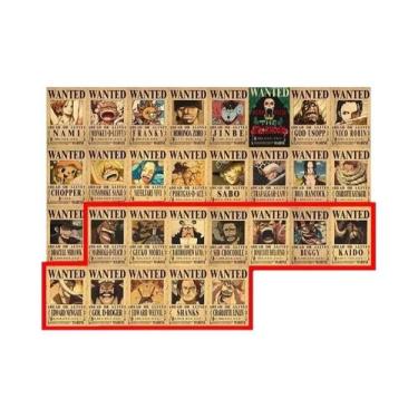 Imagem de Adesivos De Pôster De Piratas De Chapéu De Palha Luffy De Uma Peça Vin