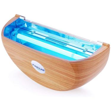 Imagem de Arandela de parede Faicuk com luz para moscas (WS108 grão de madeira)