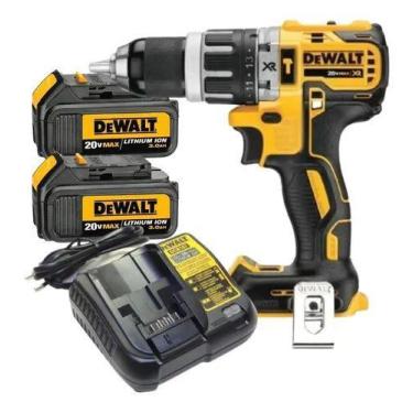 Imagem de Furadeira Dewalt Dcd996 20v + 2 Baterias 3ah + Carregador