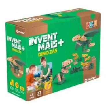Imagem de Montar Invent+ Dino Zás c/ 37 pçs - 875322 - Semaan