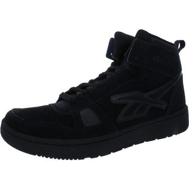 Imagem de Reebok Tênis masculino de couro sintético resonator estilo de vida atlético e de treinamento, Core Black/Black, 11.5 Women/10 Men