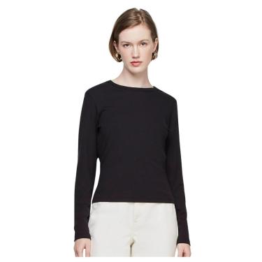 Imagem de Blusa Canelada Manga Longa Ajustada Dzarm-Feminino