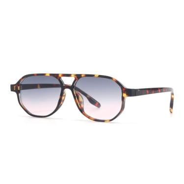 Imagem de HCPIHF Óculos de sol retrô fashion feminino masculino praia vintage festa ao ar livre (6)