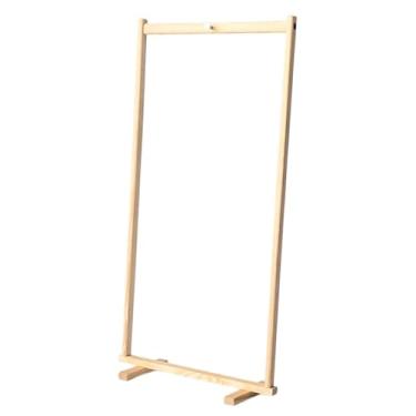 Imagem de IEUDNS Suporte de exibição de sinos de vento, suporte de madeira fácil de montar, decorativo multiuso para sinos, de gongo para meditação no quarto, 50cm