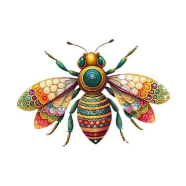 Imagem de Generic Decoração de parede de borboleta de metal, arte de parede de cerca, ornamento pendurado moderno e minimalista para casa, jardim ao ar livre,