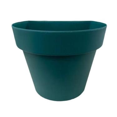 Imagem de Kit 10 Vasos de parede meia lua para plantas flores folhagem suculenta