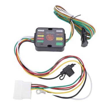 Imagem de Cryfokt Conector T de Fiação do Trailer T, Lado do Veículo, Chicote de Engate 56291 para Passaporte 2019-2025, Soquete de Plugue de Luz de Trailer de 4 Pontas Com Conector de Plugue e