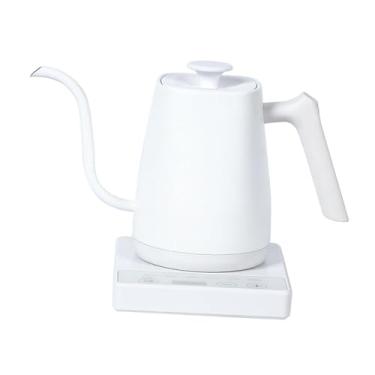 Imagem de Generic Chaleira elétrica com controle de temperatura, proteção contra fervura a seco, 1000 W, prática, resistente, aquecimento rápido, 0,8 L para ferver água, Branco