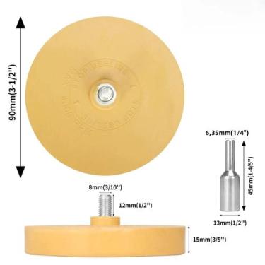 Imagem de Kit Abrasivo De Roda De Carro De 90 Mm NuoDun Adesivo Adesivo Para Rem